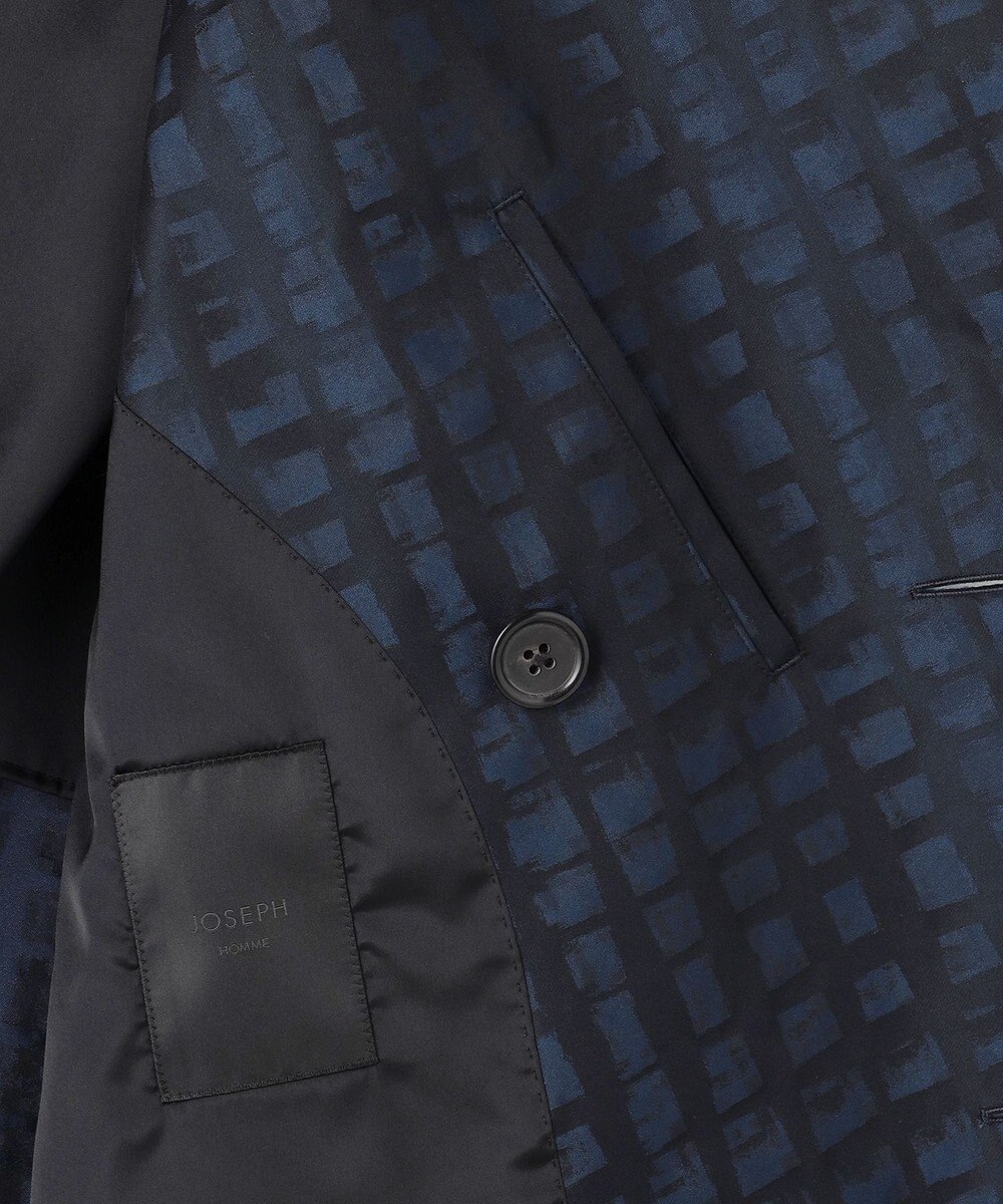 JOSEPH HOMME 【HIGH GRADE LINE】ドローイングプレイド ダブルブレストコート 