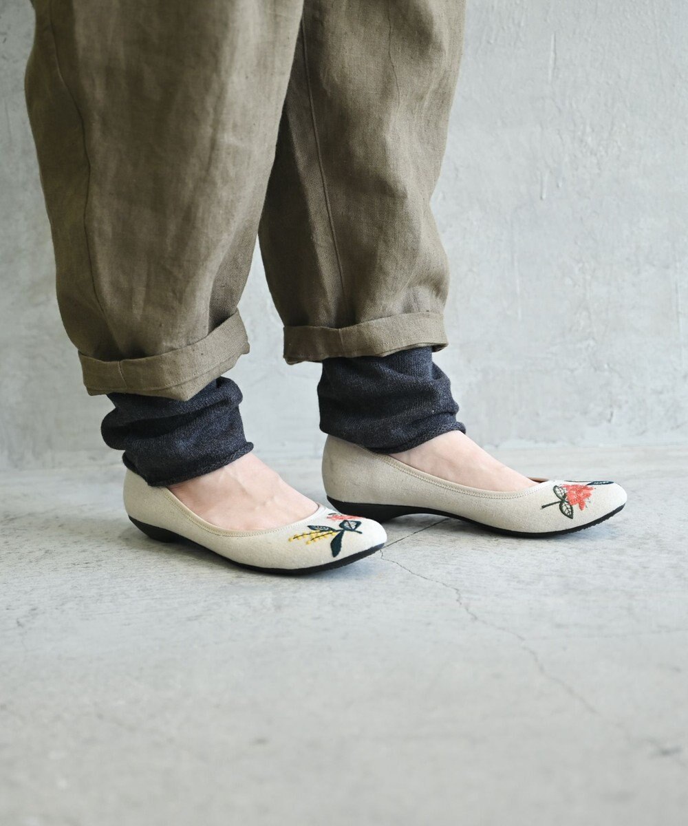 AND WOOL あったかルームパンツ 