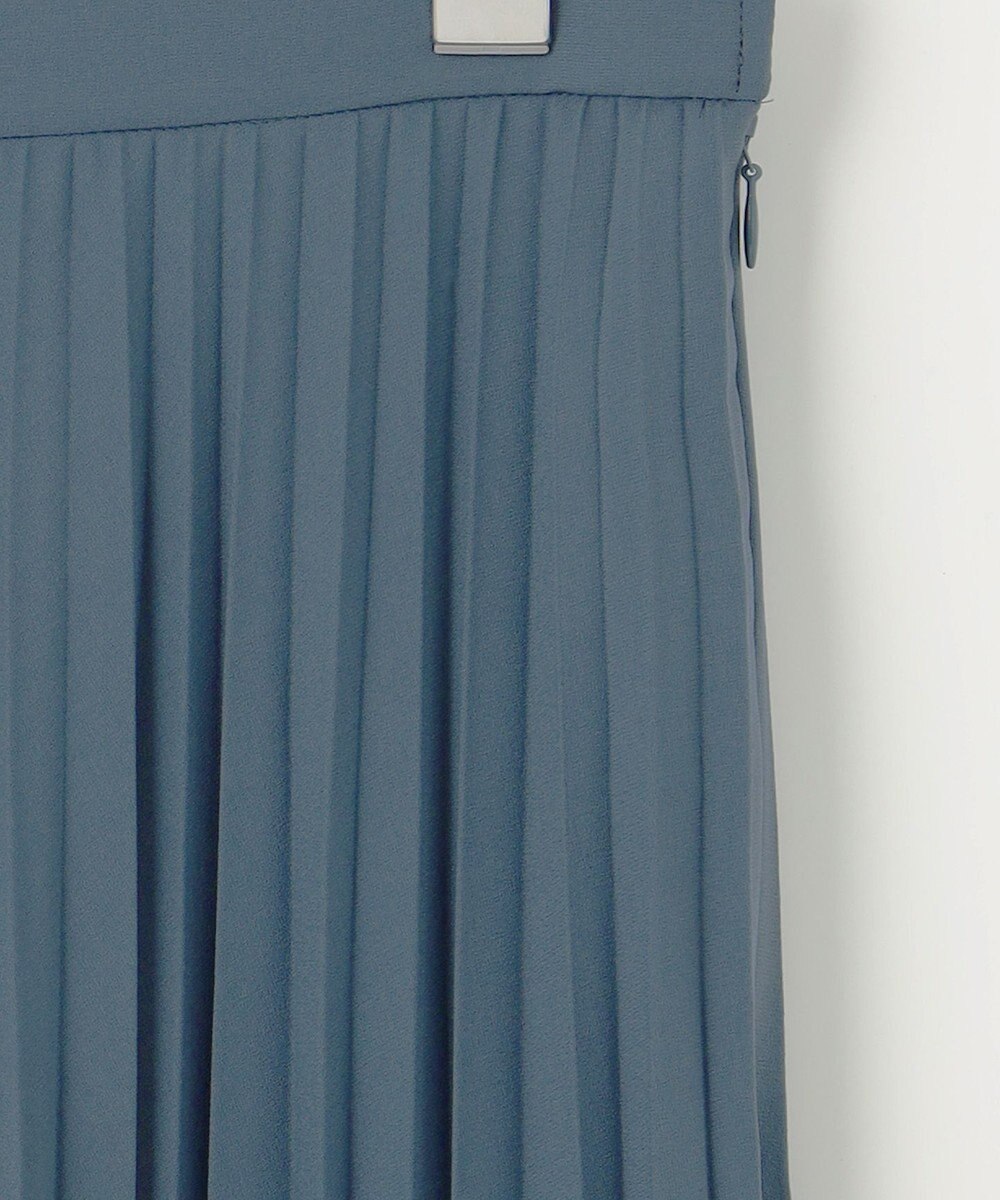 J.PRESS LADIES L 【洗える】ノルディス2wayジョーゼット プリーツ スカート 