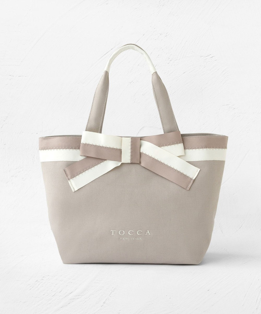 TOCCA KNOT IN CONTRAST CANVASTOTE キャンバストート 