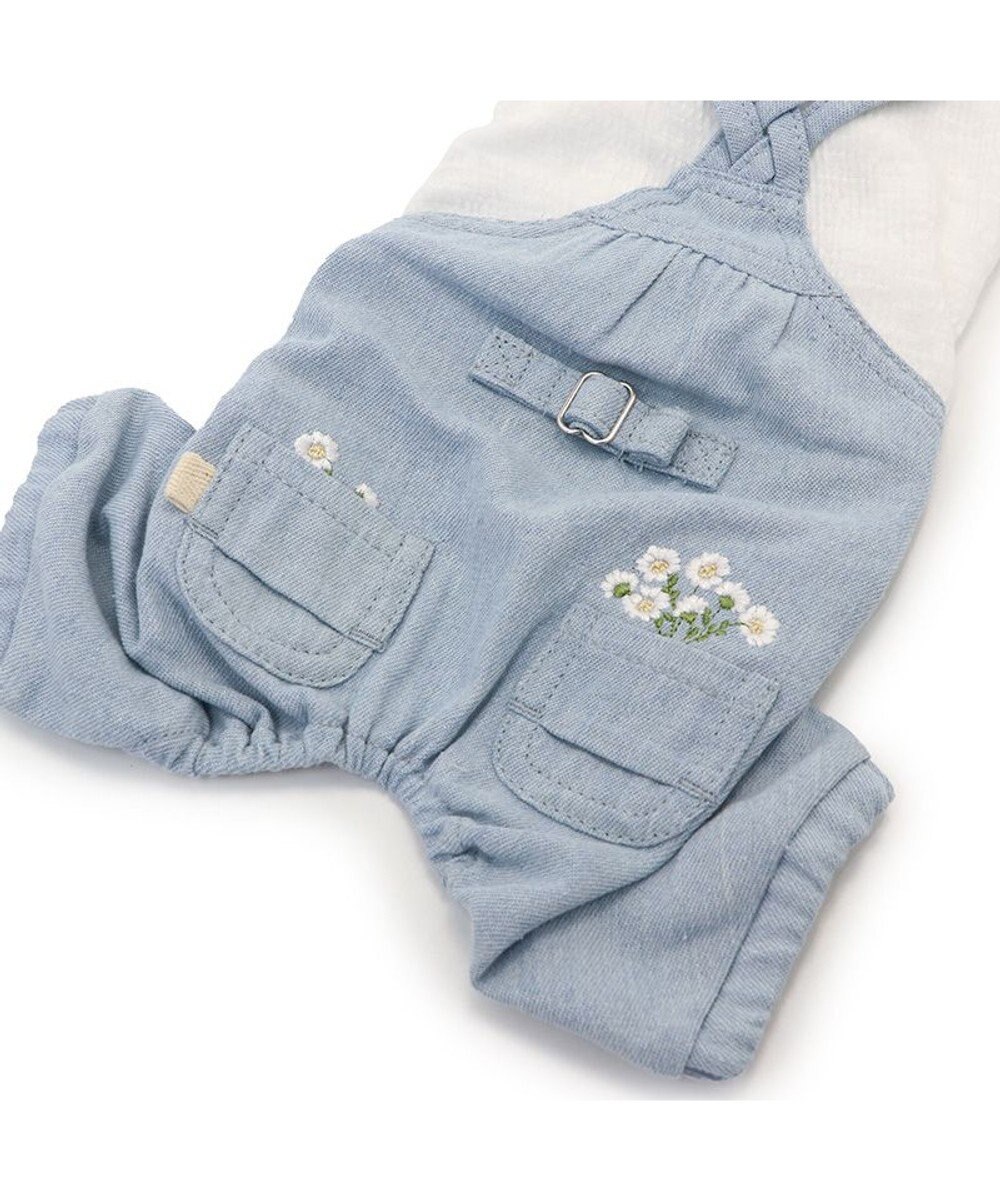 PET PARADISE ペットパラダイス パンツつなぎ 《 花 刺繍》 小型犬 