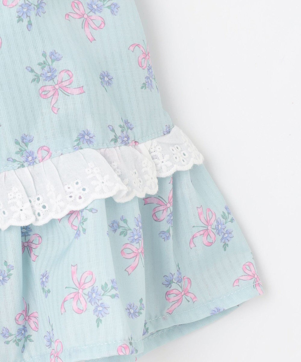 ANY KIDS フラワー×リボン スカパン 