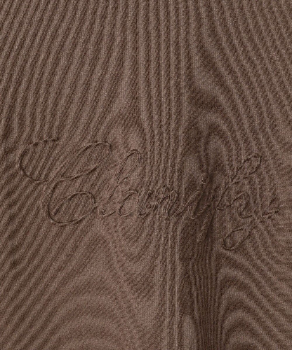 ANY SIS エンボスロゴ Tシャツ 