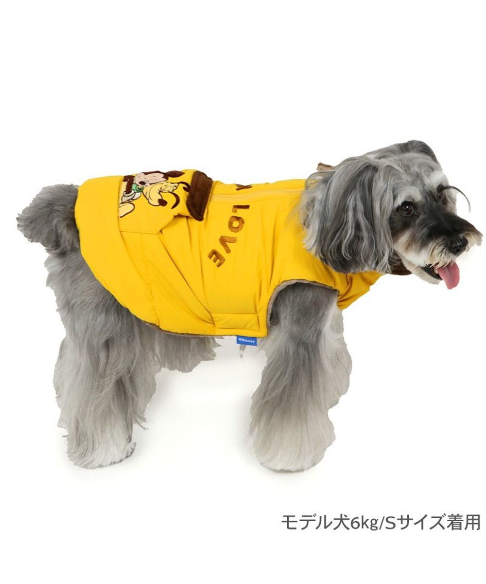 PET PARADISE ディズニー ミッキーマウス 襟付き 綿入れ ベスト 小型犬 