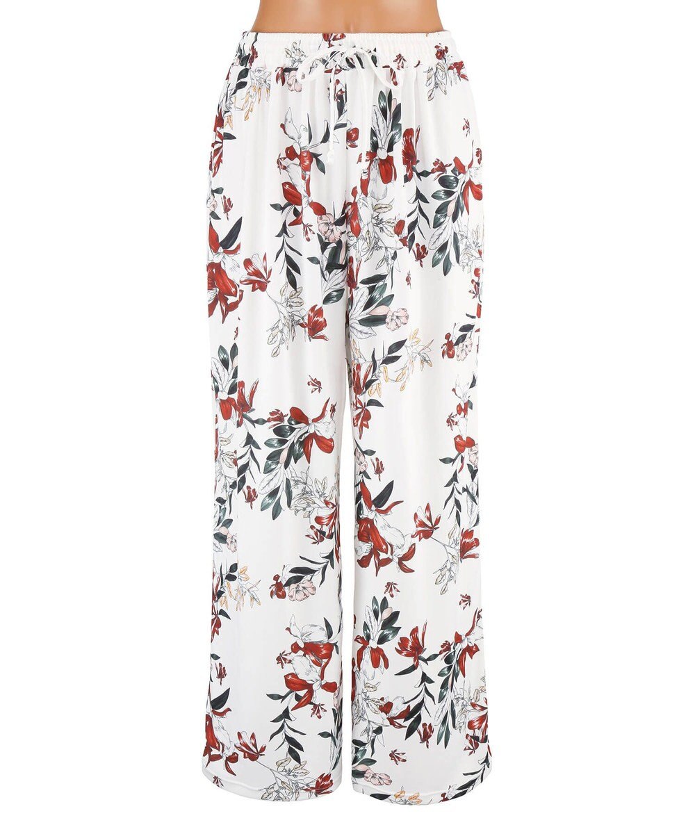 San-ai Resort（三愛水着楽園） 【SALE】ロングパンツセット水着　9M・11L　【Coral veil（コーラルヴェール）】 