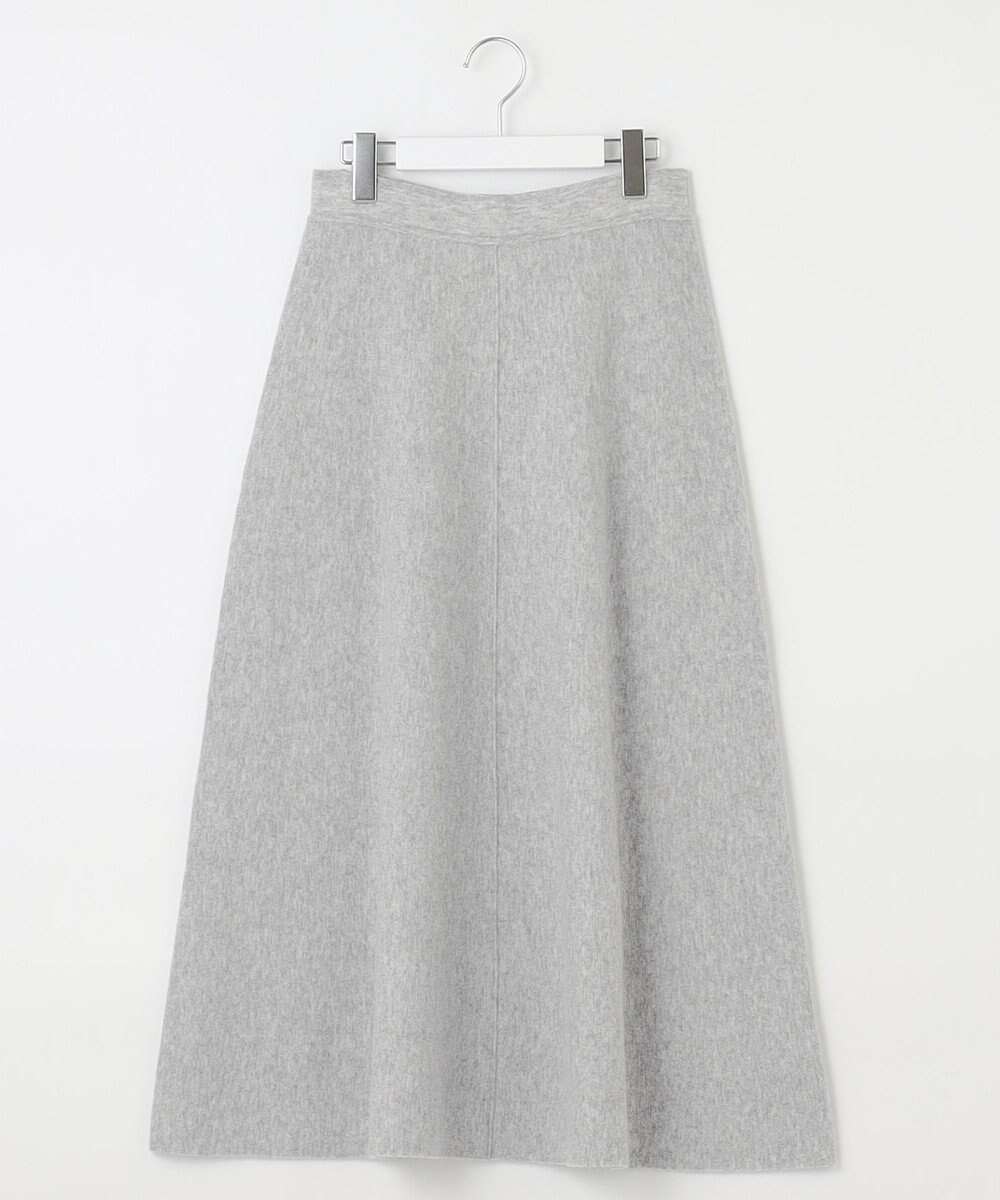 23区 L 【滝沢眞規子さん着用/洗える】ウールカシミヤ ニットスカート 