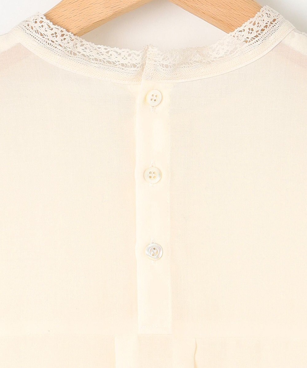 組曲 L 【洗える】シフォンツイルレース ブラウス 