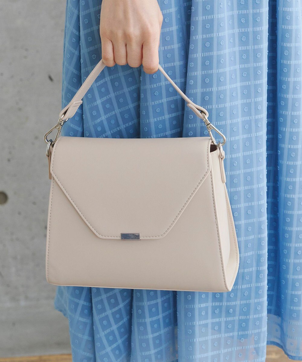 Tiaclasse 【安田美沙子さん着用・4way /2TYPEハンドル】パールチェーン付きハーフフォーマルミニバッグ 