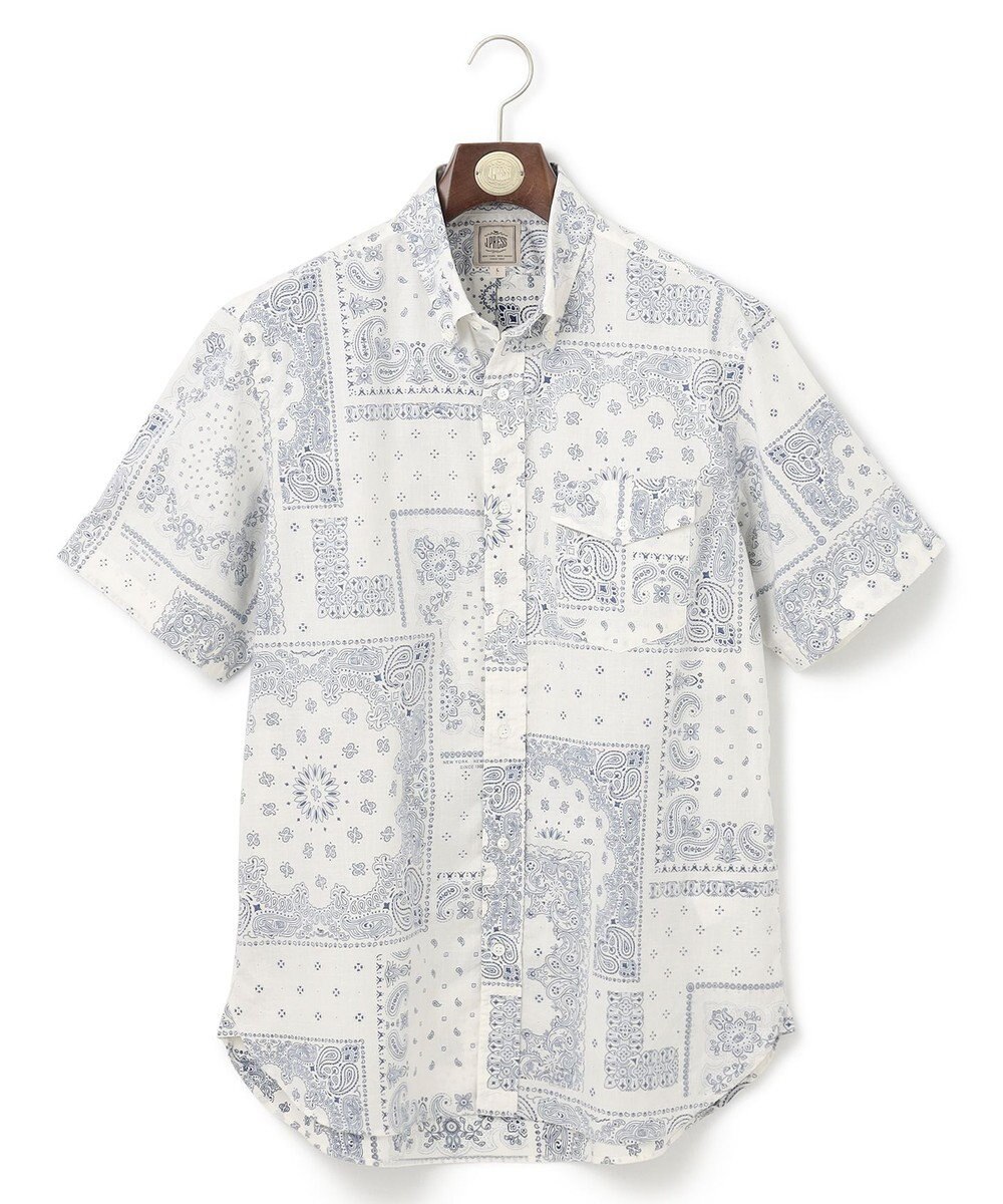 J.PRESS MEN ペイズリーバンダナプリント シャツ 