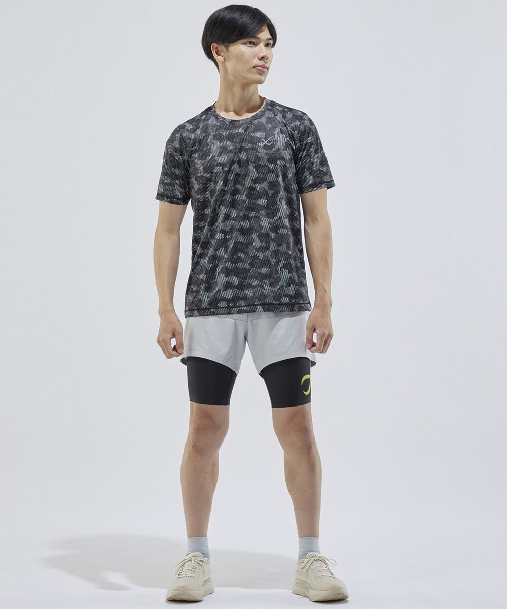 CW-X 【MEN】 CW-X ランニングパンツ 立体パターン設計 スポーツウェア 3分丈 メンズ DHO393 /ワコール 