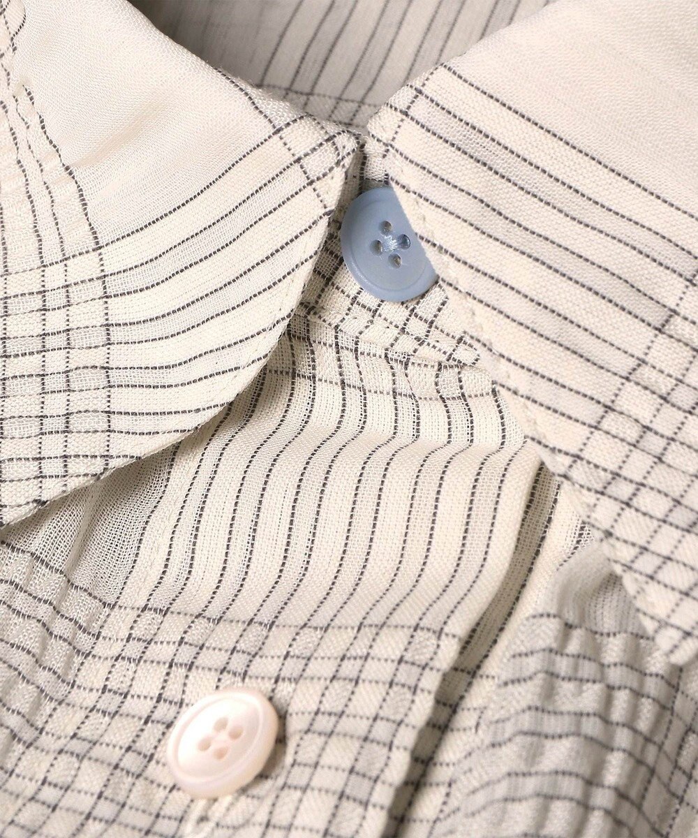 Paul Smith ワッシャーチェック シアー 長袖 シャツ 