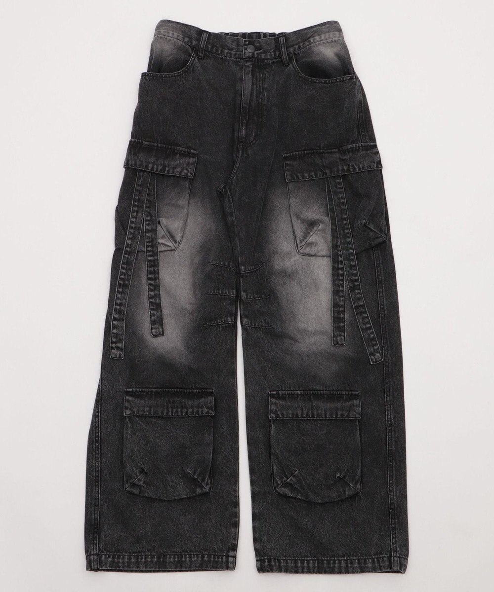 WEGO イージーマルチポケットデニムカーゴ 