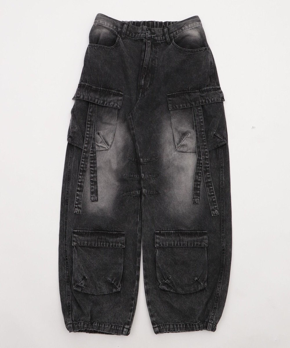 WEGO イージーマルチポケットデニムカーゴ 