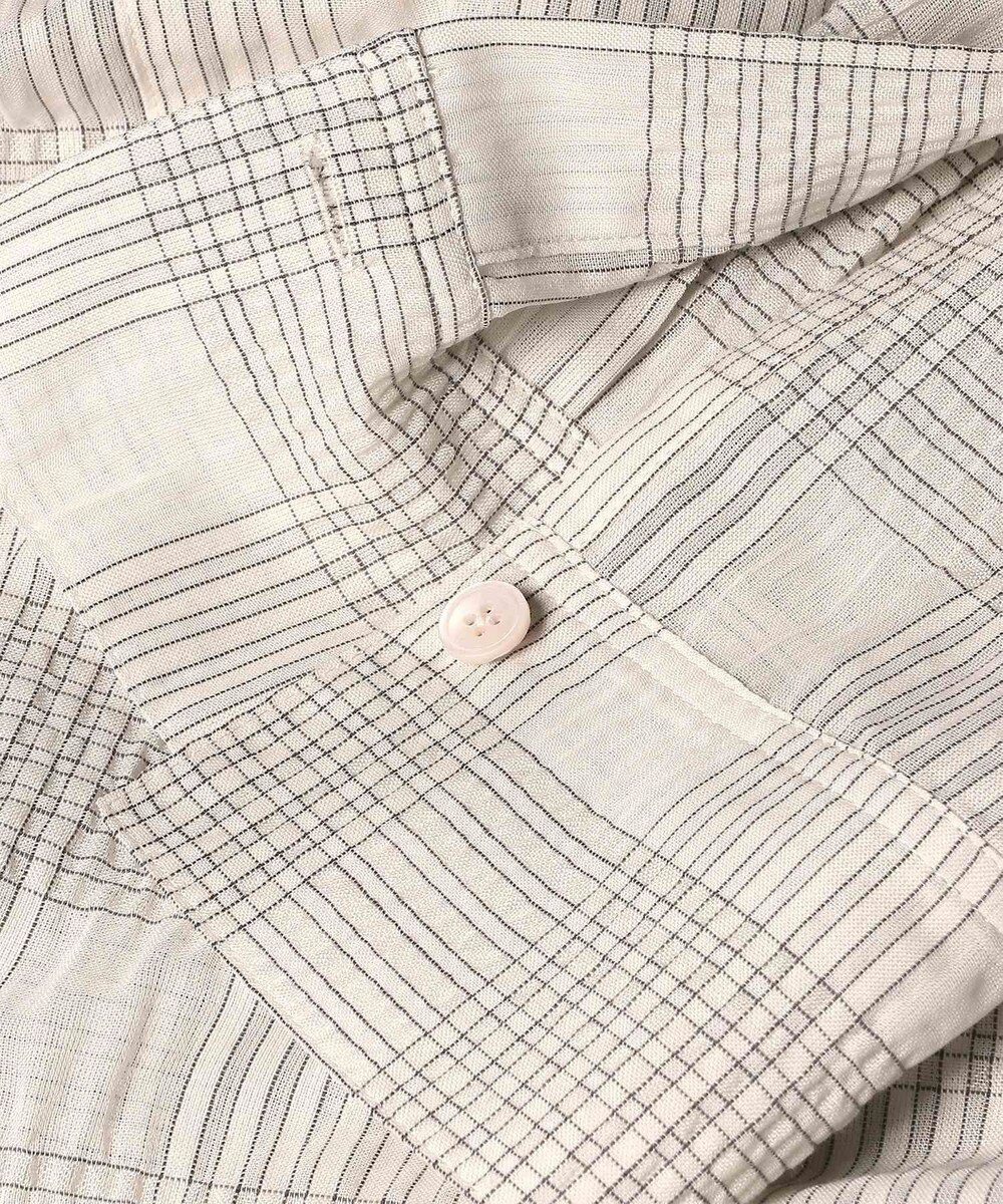 Paul Smith ワッシャーチェック シアー 長袖 シャツ 