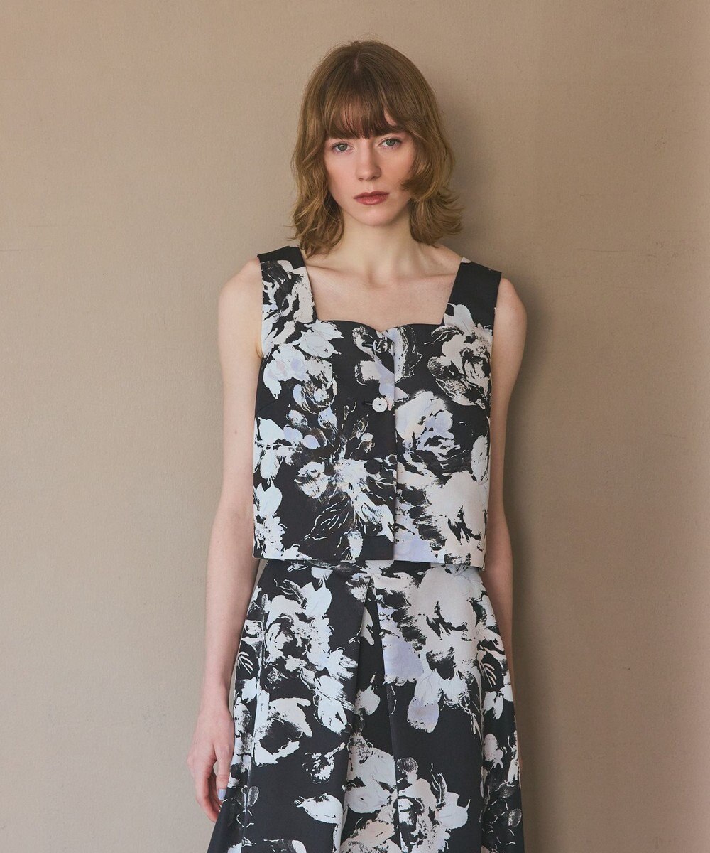 GRACE CONTINENTAL ボタニカルセパレートドレス 