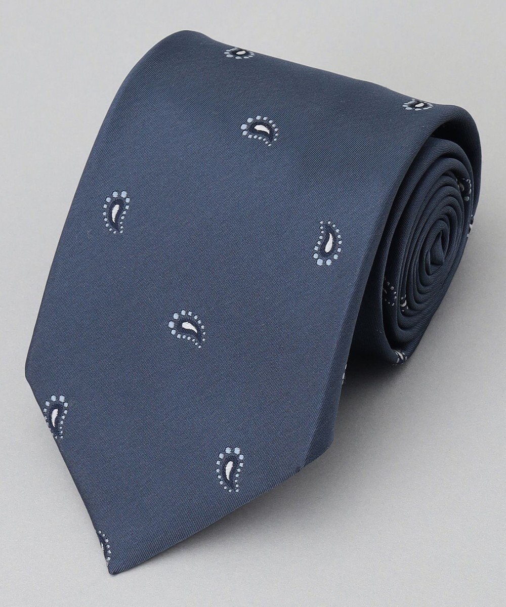 GOTAIRIKU GOTAIRIKU別注【日本製】シルク ネクタイ_ペイズリー小紋柄 