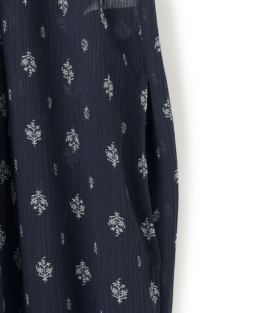 23区 【SLOW/一部店舗限定】クレープ フラワープリント ワンピース 