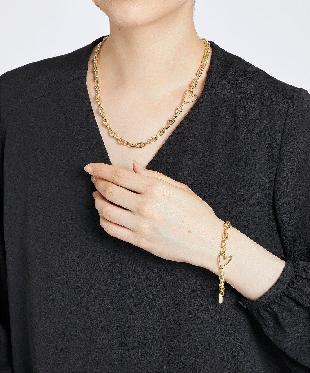 Paul Smith ハートミックスチェーン ブレスレット 