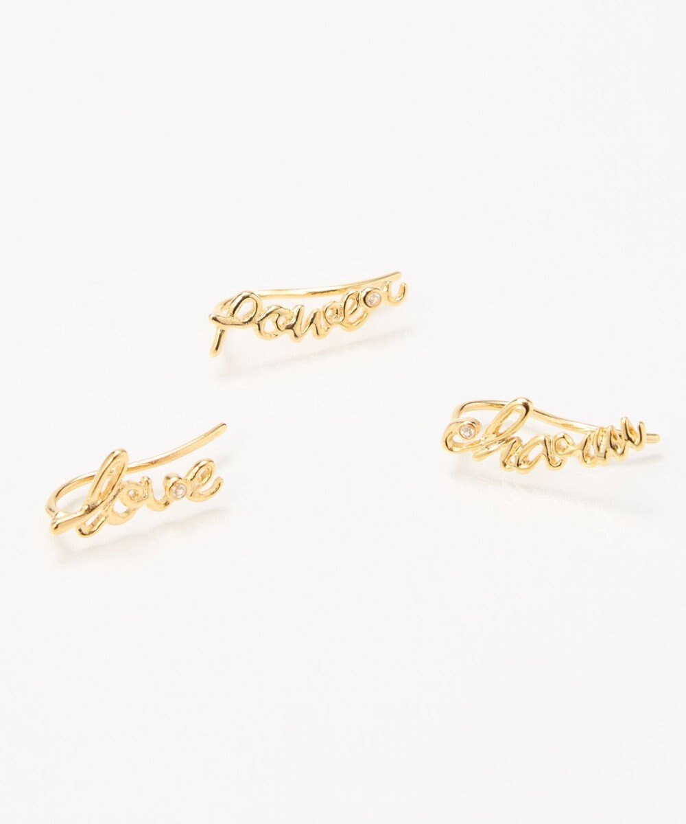 Phoebe ラッキーレターピアス&イヤリング(ラブ)/片耳 