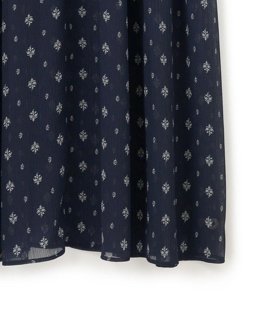 23区 【SLOW/一部店舗限定】クレープ フラワープリント ワンピース 