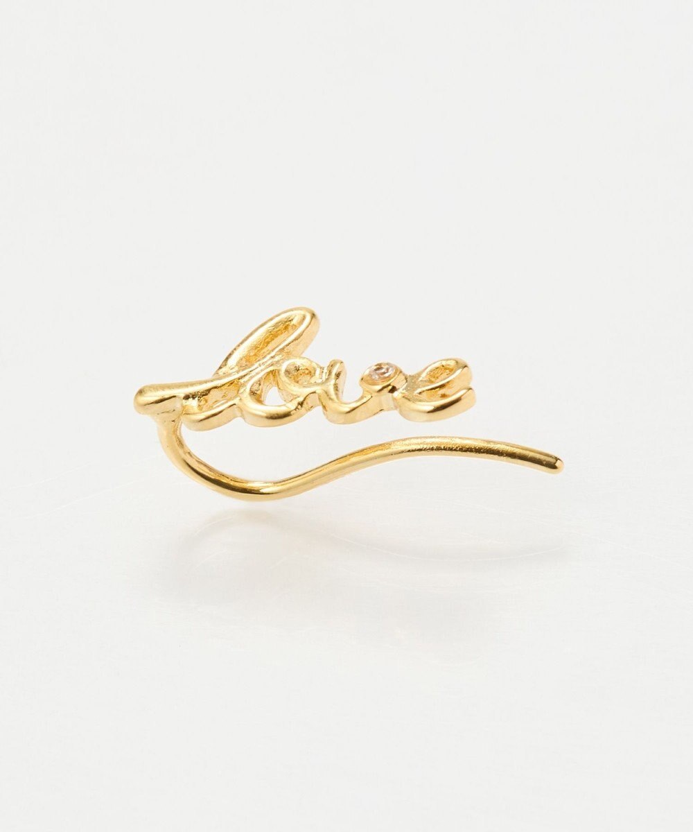 Phoebe ラッキーレターピアス&イヤリング(ラブ)/片耳 