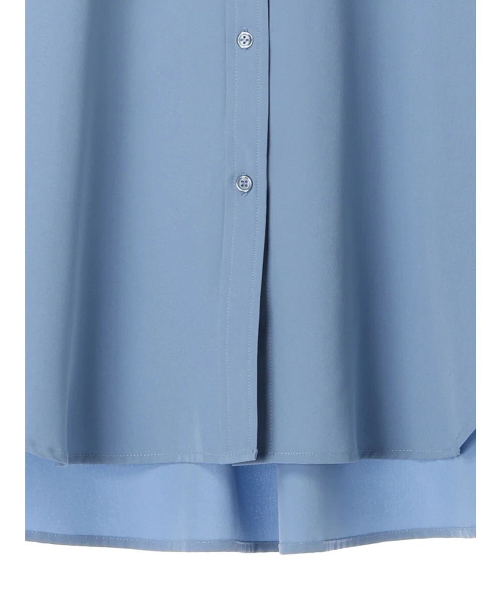 earth music&ecology ギャザースリーブシャツ 