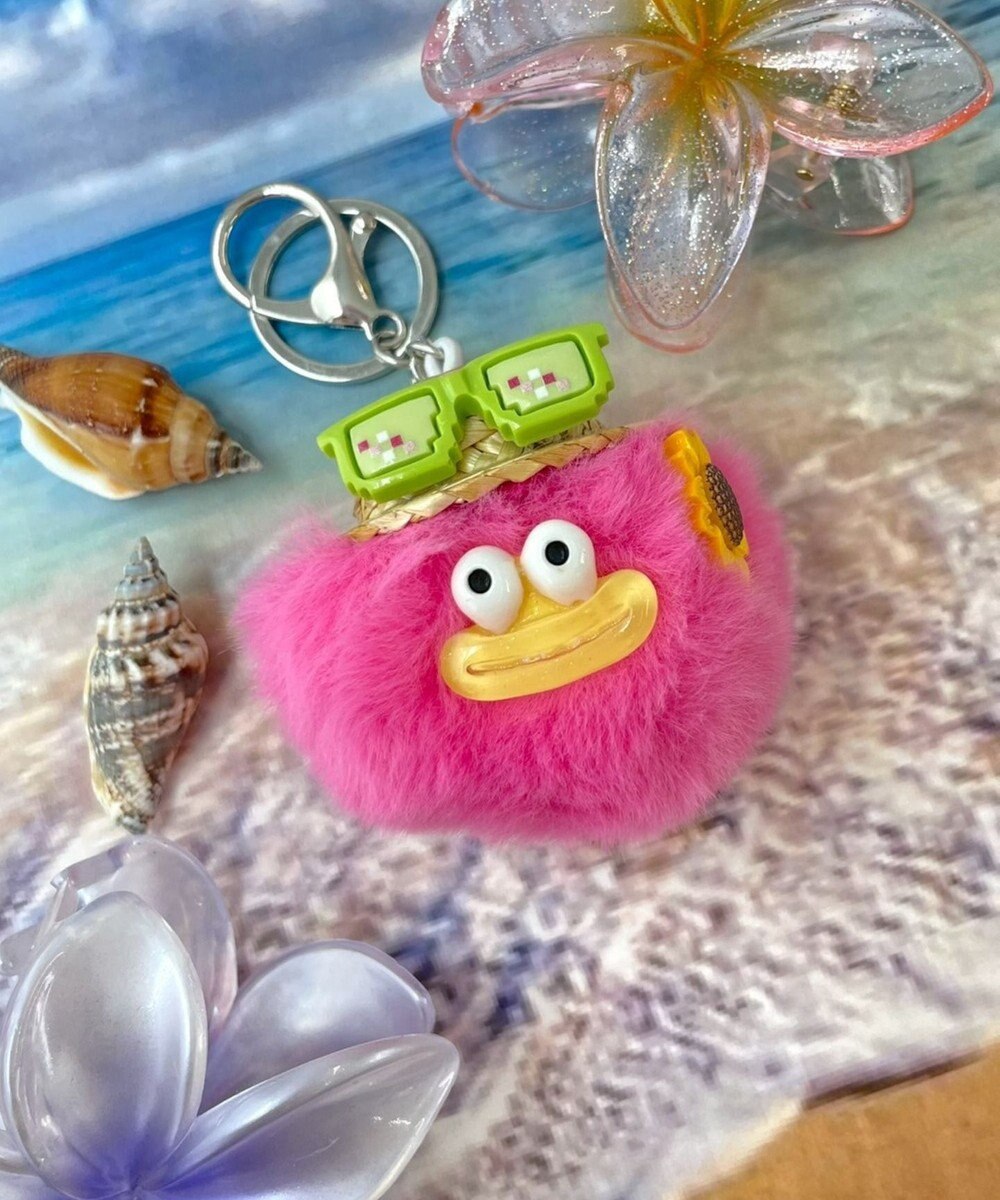 WEGO サマバケ麦わらモンスターぬいぐるみキーホルダー 