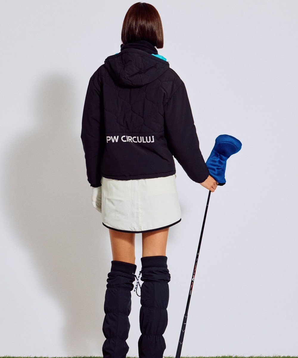 PW CIRCULUS 【撥水加工 / ストレッチ】【WOMEN】キルティング中綿ブルゾン ゴルフウェア レディース 