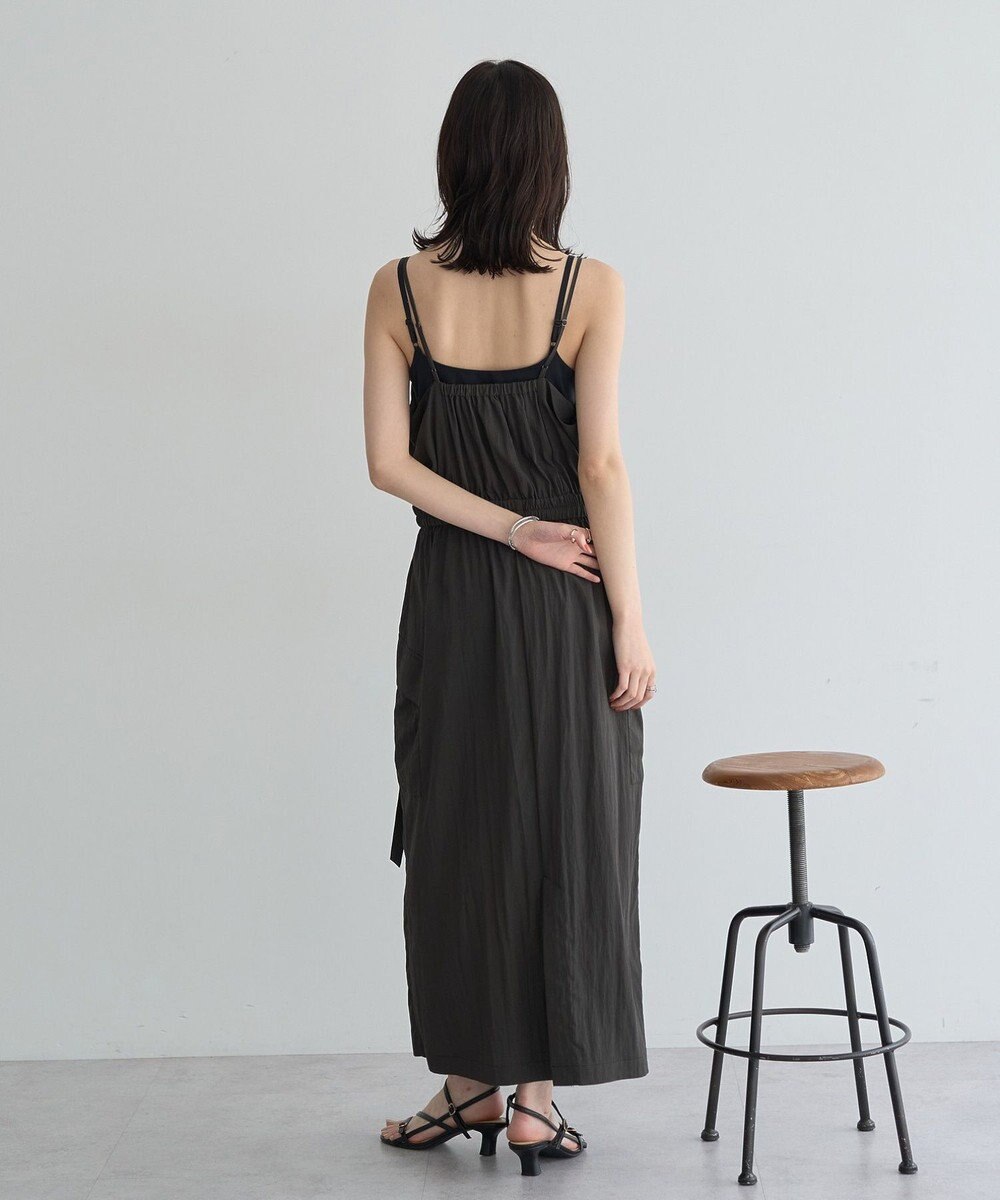 YECCA VECCA 【UVカット/遮熱/接触冷感】COOLカーゴキャミワンピース 