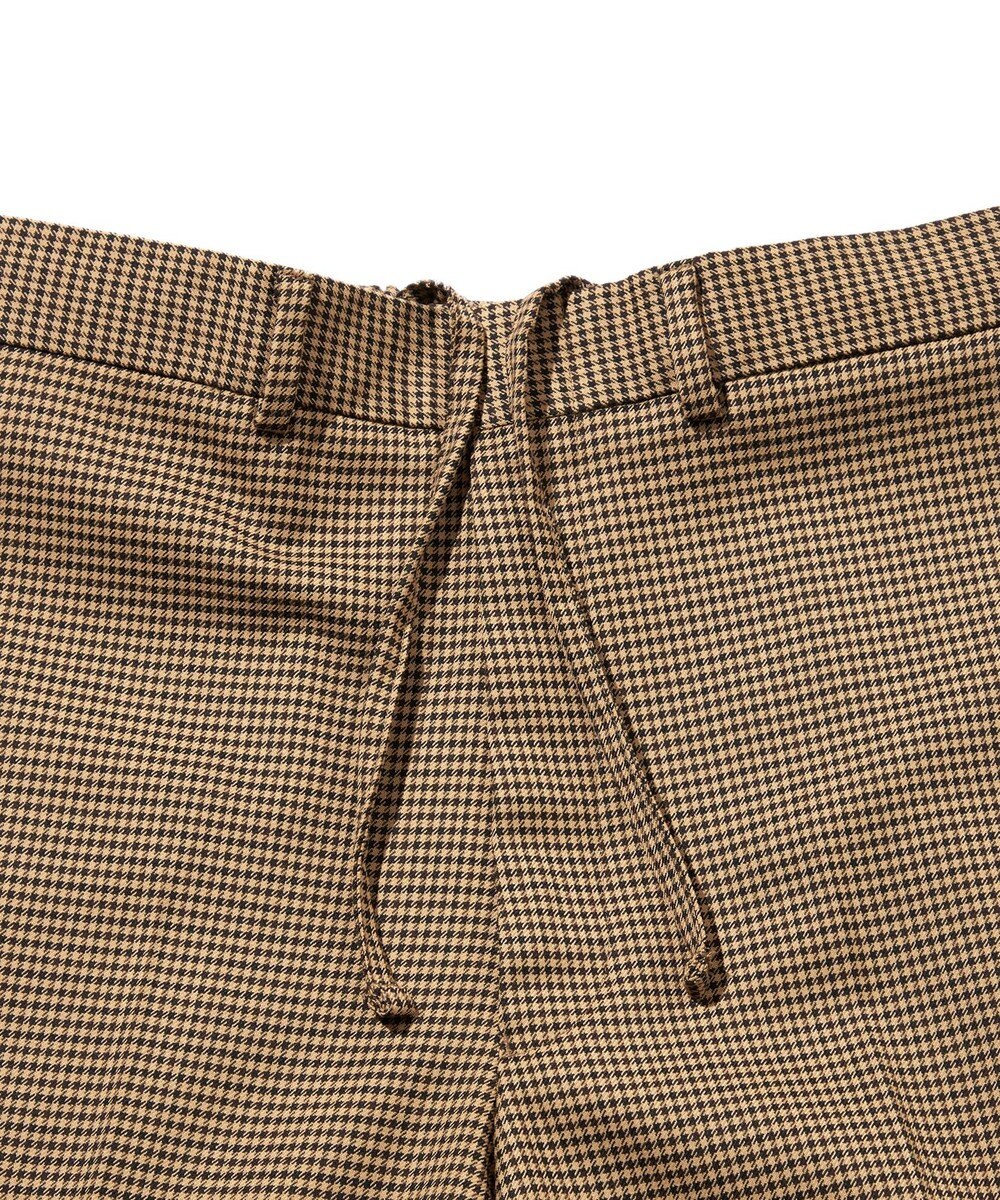 J.PRESS MEN 【J.PRESS ORIGINALS】Wool Polyester Gun Club Check Spindle New Piped Stem Slacks 