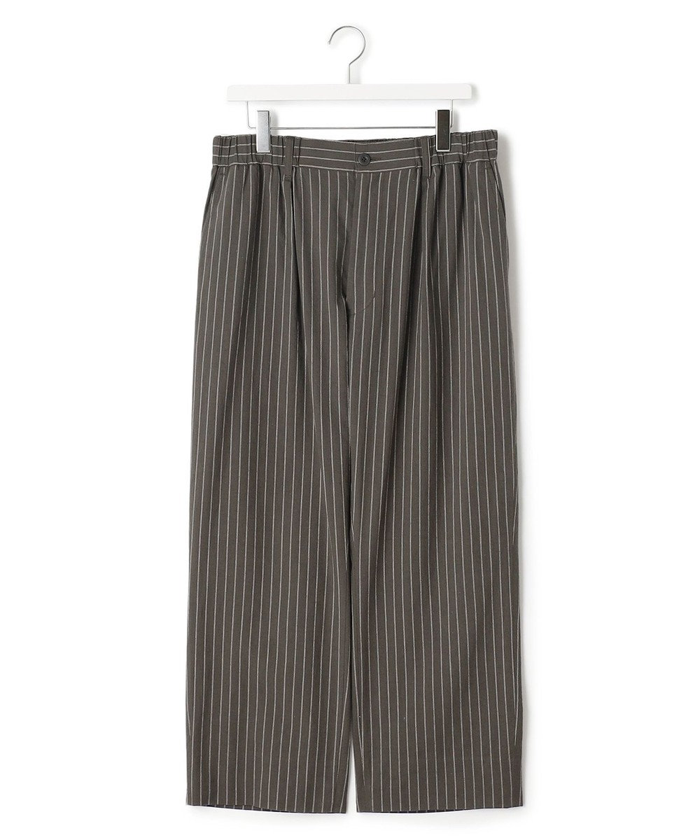 J.PRESS YORK STREET 【UNISEX】コットンリネンイージーストライプ パンツ 