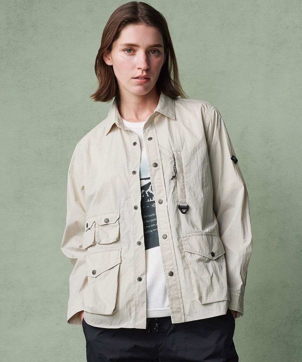 JOSEPH ABBOUD MOUNTAIN 【吸水速乾/消臭性】デオドライ天竺 フォトプリント Ｔシャツ 