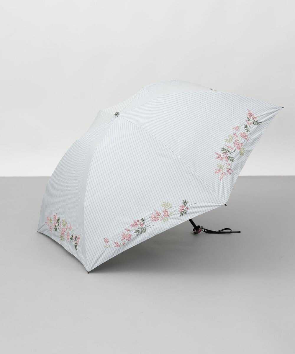 AURORA JILL STUART（ジル スチュアート）ミモザ刺しゅう晴雨兼用傘(折りたたみ傘) 