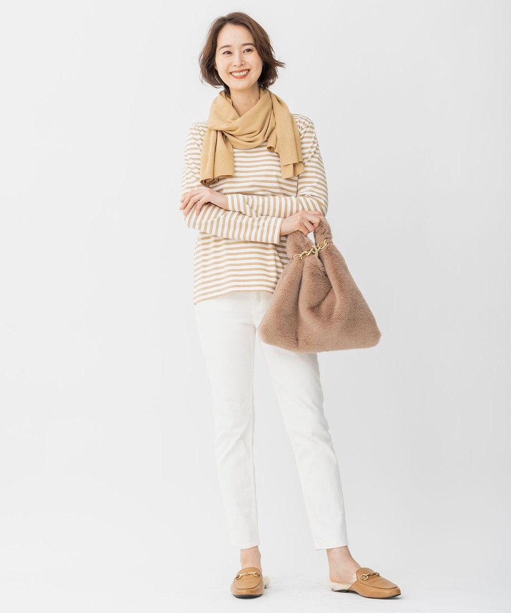 自由区 【洗える/セットアイテム】マルチWAYコンビ ニットポンチョ×プルオーバー 