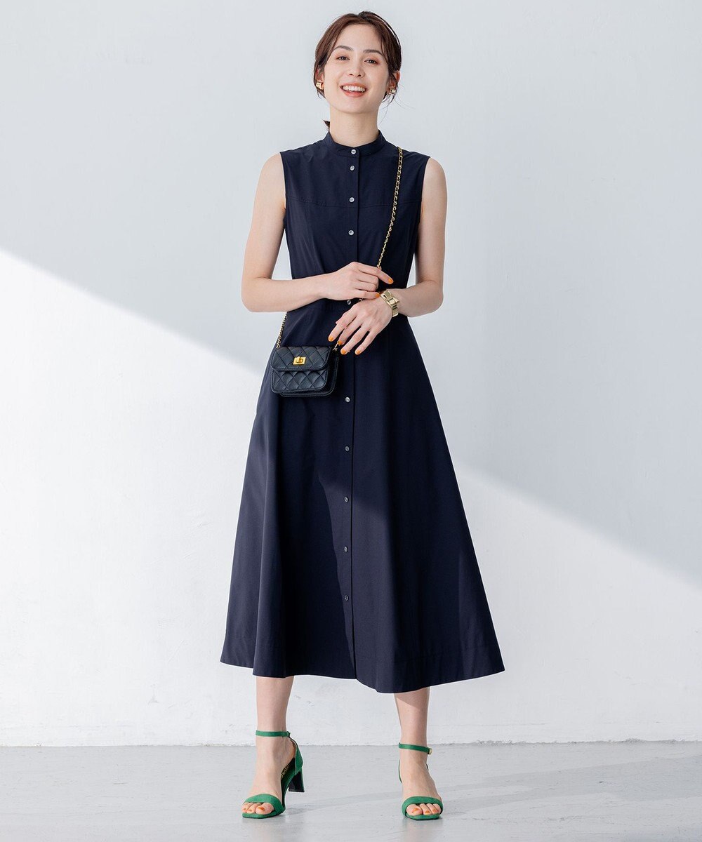 組曲 【速乾・撥水】ハイカウントタフタ ワンピース 