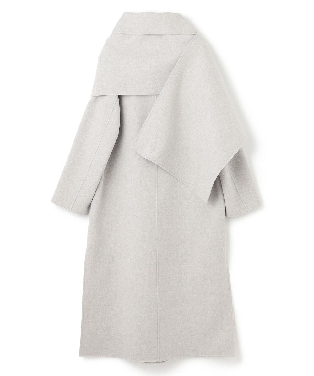 BEIGE， 【Oggi 2月号掲載】GRASSE / ストール付きリバーロングコート 