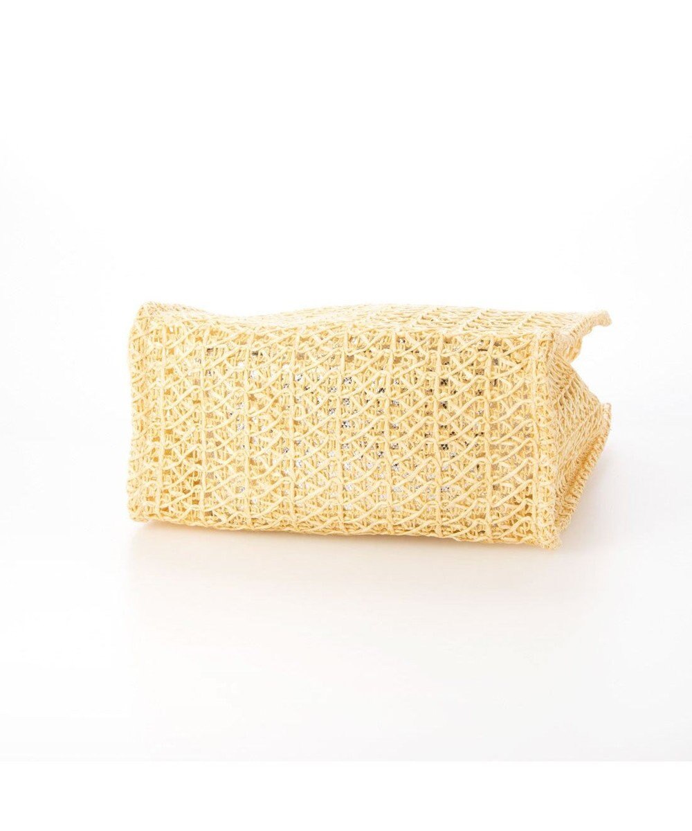 UNBILLION カシュカシュ cachecache / 透かし編みスクエアトートバッグ 