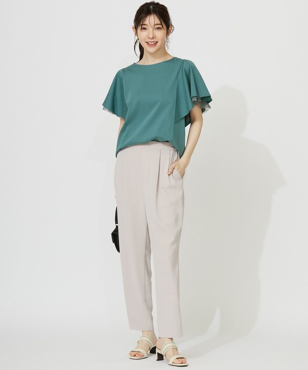 ANY SIS L 【接触冷感・吸水速乾・UVカット】サラキレイ テーパードパンツ 