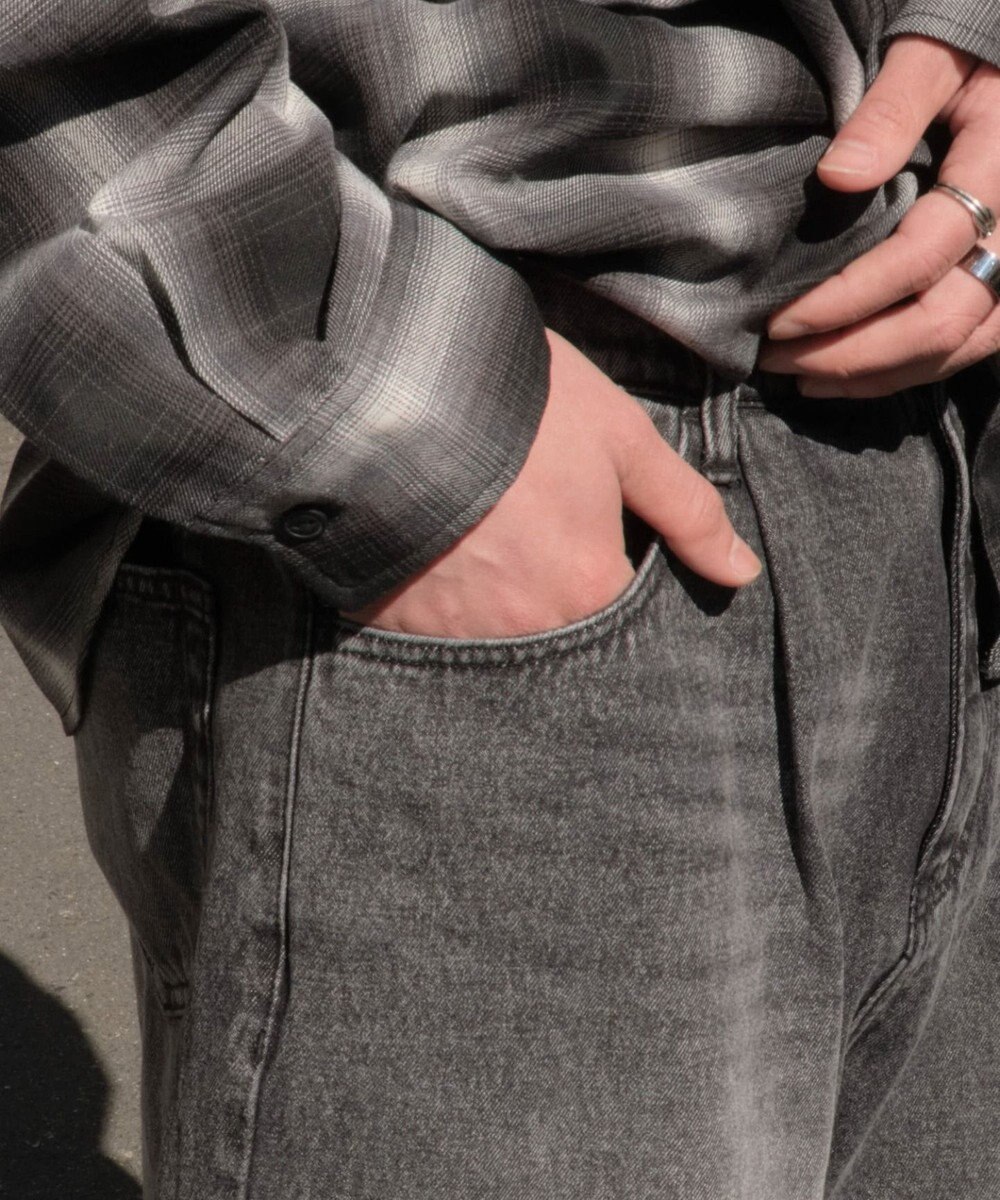 WEGO イージーバギーデニムショーツ 