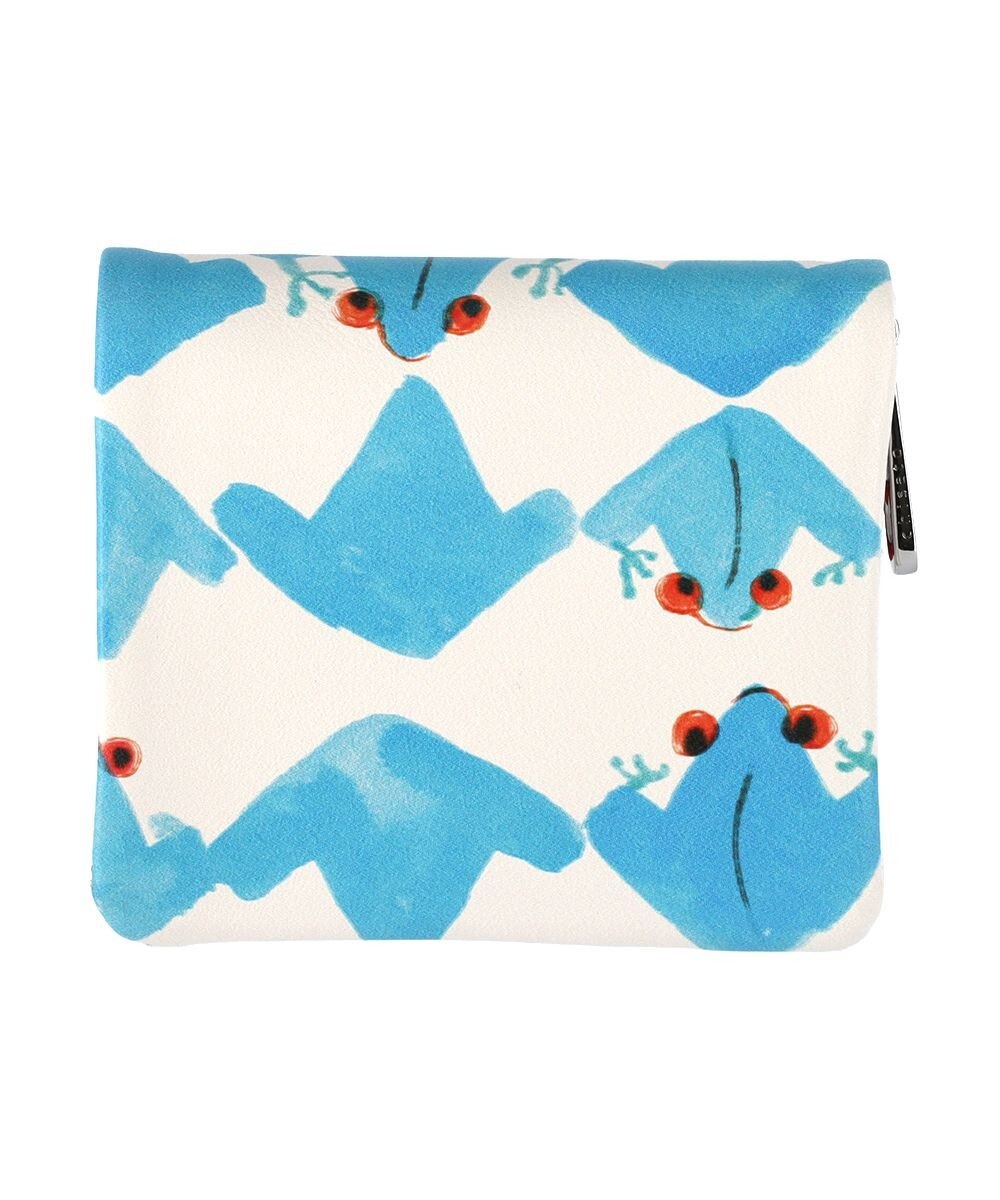 tsumori chisato CARRY コスタリカカエル 2つ折り財布 ミニ財布 【カラフル＆刺繍テクニック】 