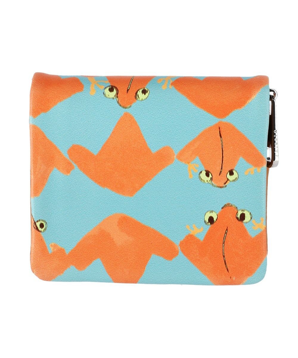 tsumori chisato CARRY コスタリカカエル 2つ折り財布 ミニ財布 【カラフル＆刺繍テクニック】 