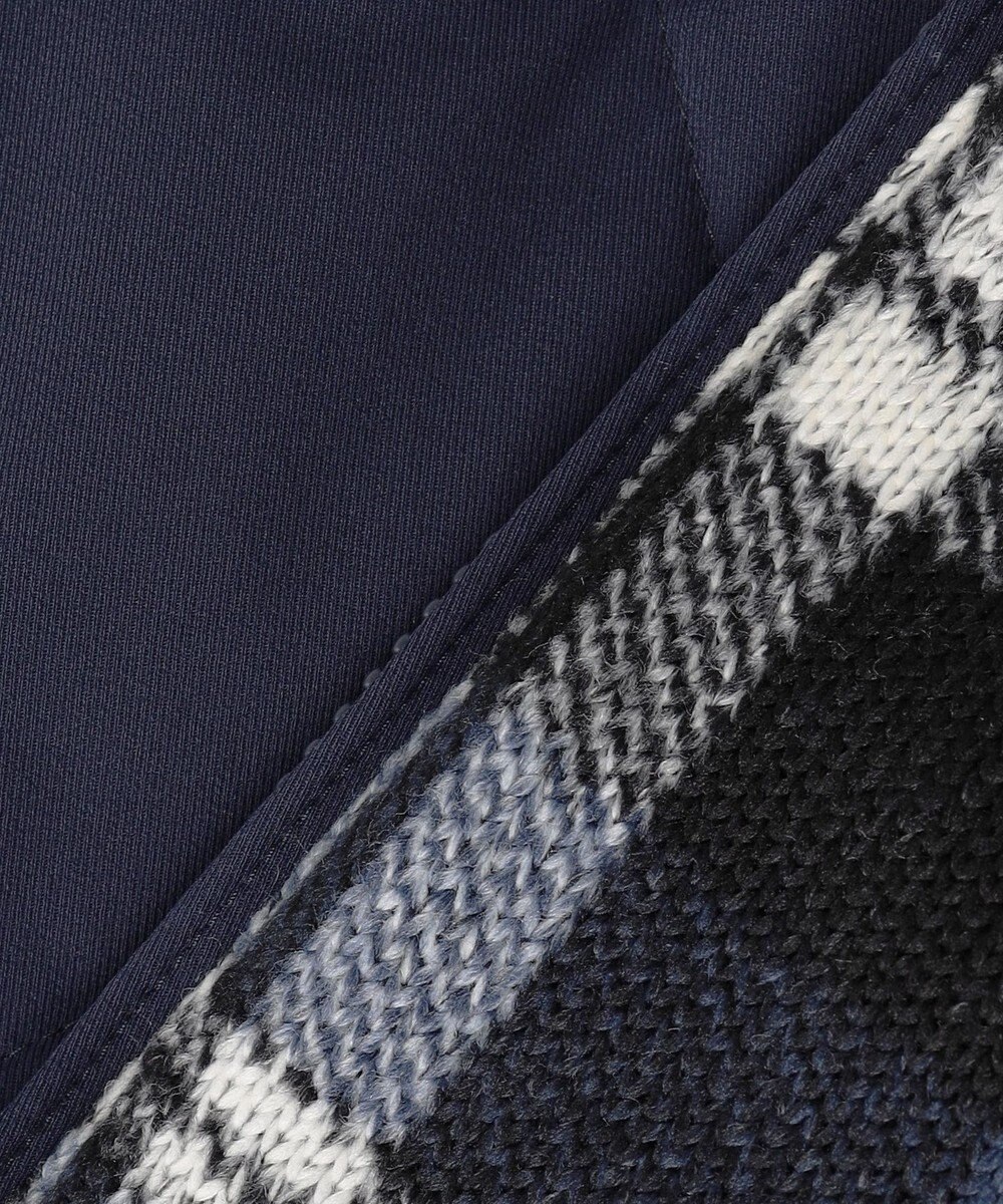 23区GOLF 【MEN】両面使える！チェック×無地 ダウンベスト 