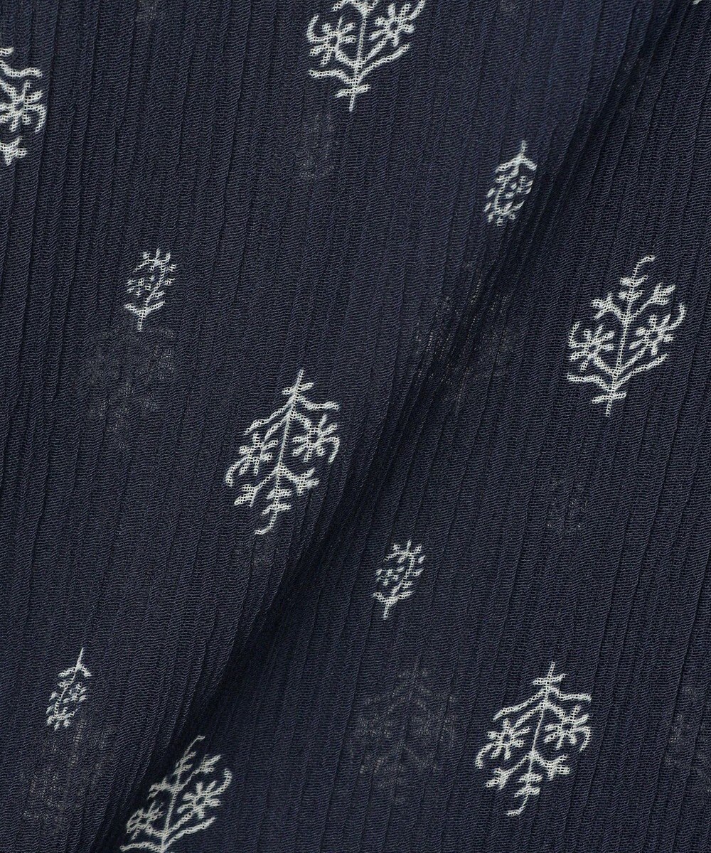 23区 【SLOW/一部店舗限定】クレープ フラワープリント ワンピース 