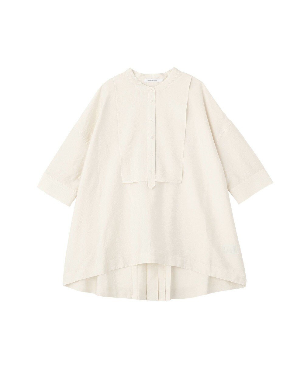 AMERICAN HOLIC 【WEB限定】接触冷感バンドカラーシャツチュニック 