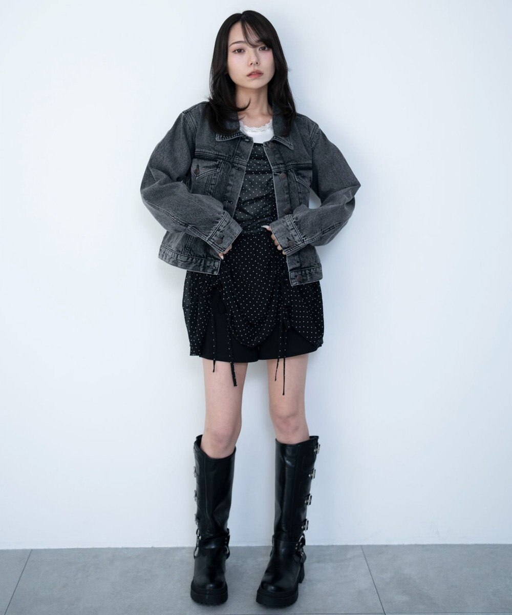 WEGO ドロストデザインキャミワンピース 