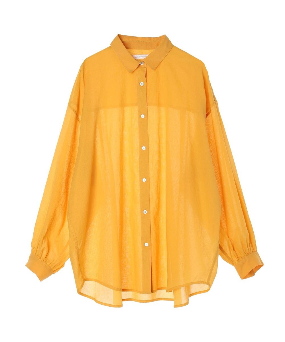 AMERICAN HOLIC 接触冷感＋速乾　強撚シアーボイルＢＩＧシャツ 