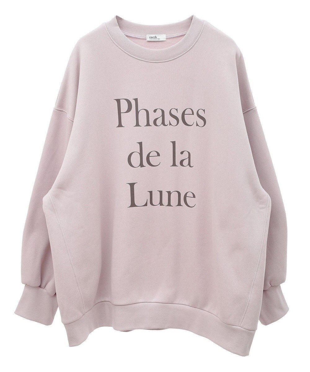 earth music&ecology Ｐｈａｓｅｓ　ｄｅ　ｌａ　Ｌｕｎｅルーズスウェット 
