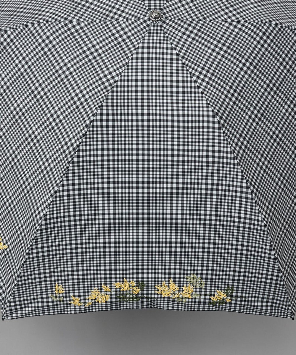 AURORA JILL STUART（ジル スチュアート）ミモザ刺しゅう晴雨兼用傘(折りたたみ傘) 