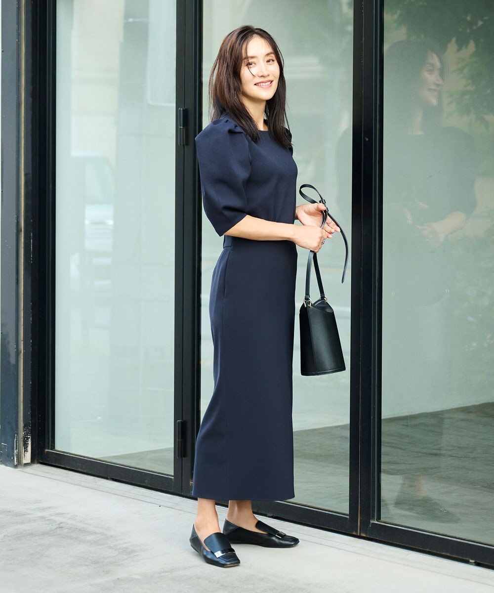 #Newans 【セレモニーにも】パフスリーブニット 