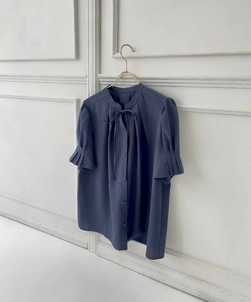 Feroux 【洗える】リボンスキッパー ブラウス 